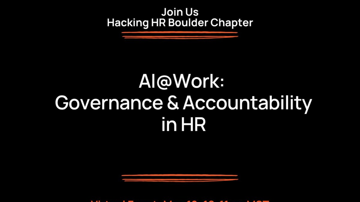AI@Work: Governance & Accountability in HR – Hacking HR panel